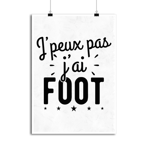 Affiche j'peux pas j'ai foot 2