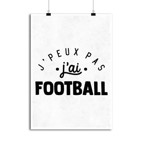 Affiche j'peux pas j'ai football 2