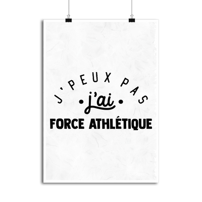 Affiche j'peux pas j'ai force athlétique 2