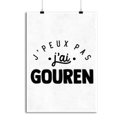 Affiche j'peux pas j'ai gouren 2