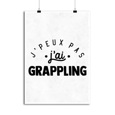 Affiche j'peux pas j'ai grappling 2
