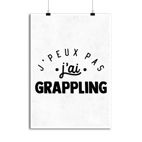 Affiche j'peux pas j'ai grappling 2