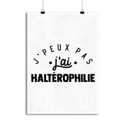 Affiche j'peux pas j'ai haltérophilie 2