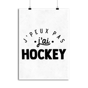Affiche j'peux pas j'ai hockey 2