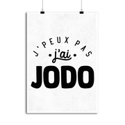 Affiche j'peux pas j'ai jodo 2
