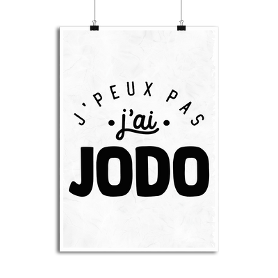 Affiche j'peux pas j'ai jodo 2