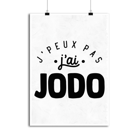 Affiche j'peux pas j'ai jodo 2