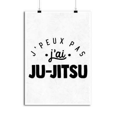 Affiche j'peux pas j'ai ju-jitsu 2