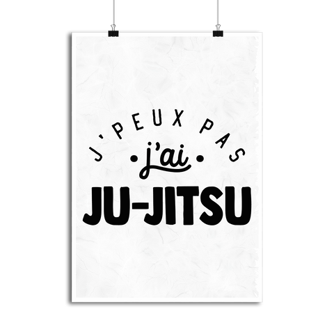 Affiche j'peux pas j'ai ju-jitsu 2