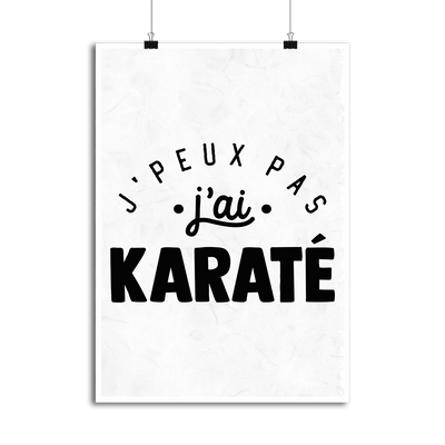Affiche j'peux pas j'ai karaté 2