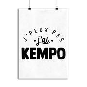 Affiche j'peux pas j'ai kempo 2