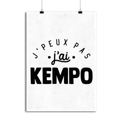 Affiche j'peux pas j'ai kempo 2