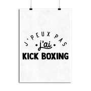 Affiche j'peux pas j'ai kick boxing 2