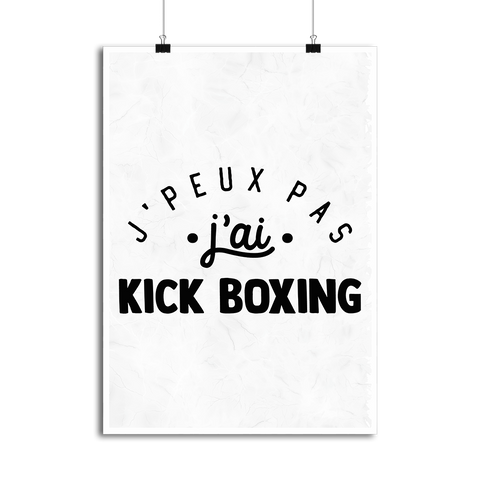 Affiche j'peux pas j'ai kick boxing 2