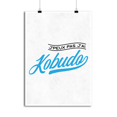 Affiche j'peux pas j'ai kobudo