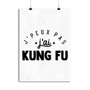 Affiche j'peux pas j'ai kung fu 2