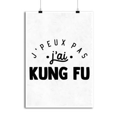 Affiche j'peux pas j'ai kung fu 2