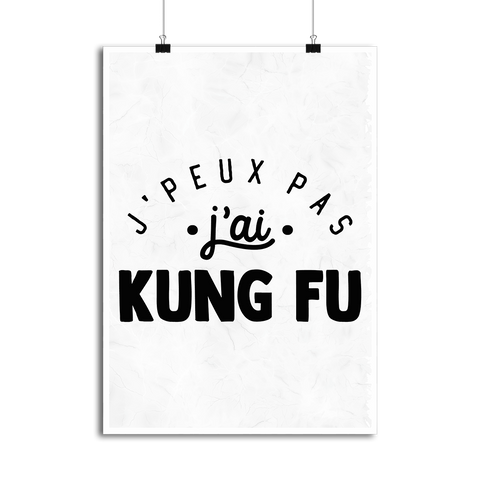 Affiche j'peux pas j'ai kung fu 2