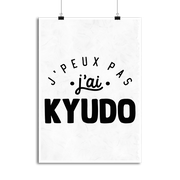 Affiche j'peux pas j'ai kyudo 2