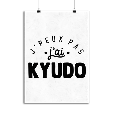 Affiche j'peux pas j'ai kyudo 2