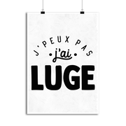 Affiche j'peux pas j'ai luge 2