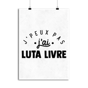 Affiche j'peux pas j'ai luta livre 2