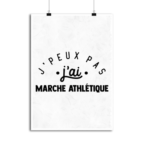 Affiche j'peux pas j'ai marche athlétique 2