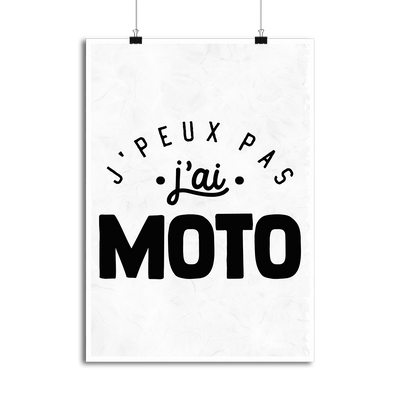 Affiche j'peux pas j'ai moto 3