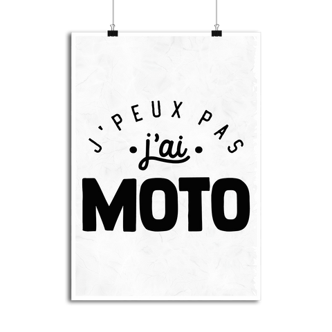 Affiche j'peux pas j'ai moto 3