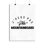 Affiche j'peux pas j'ai mountainboard 2