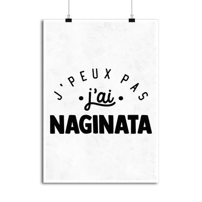 Affiche j'peux pas j'ai naginata 2