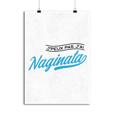 Affiche j'peux pas j'ai naginata