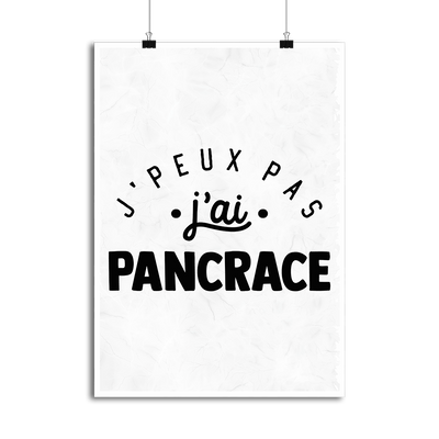 Affiche j'peux pas j'ai pancrace 2