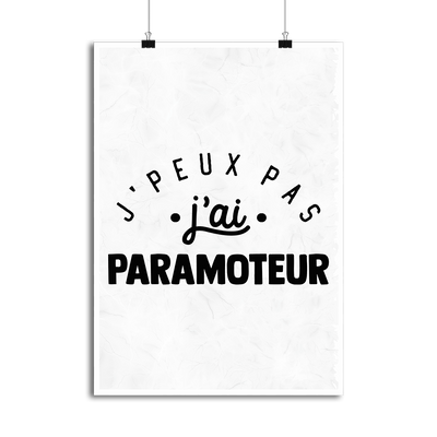 Affiche j'peux pas j'ai paramoteur 2