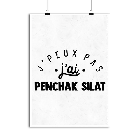 Affiche j'peux pas j'ai penchak silat 2