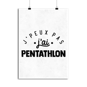 Affiche j'peux pas j'ai pentathlon 2