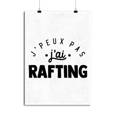 Affiche j'peux pas j'ai rafting 2
