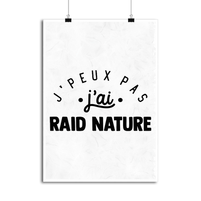 Affiche j'peux pas j'ai raid nature 2