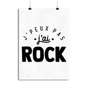Affiche j'peux pas j'ai rock 2