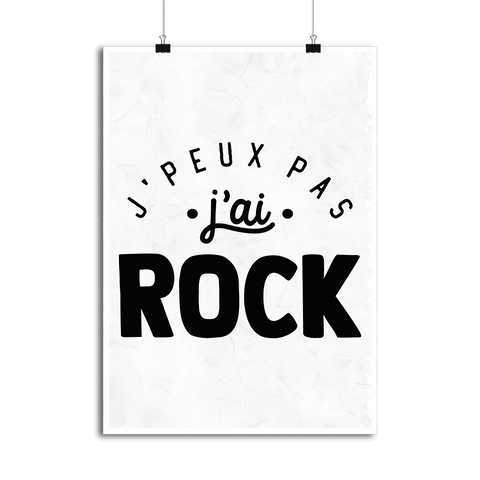 Affiche j'peux pas j'ai rock 2
