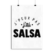 Affiche j'peux pas j'ai salsa 2