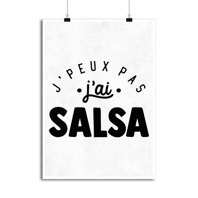 Affiche j'peux pas j'ai salsa 2