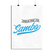 Affiche j'peux pas j'ai sambo
