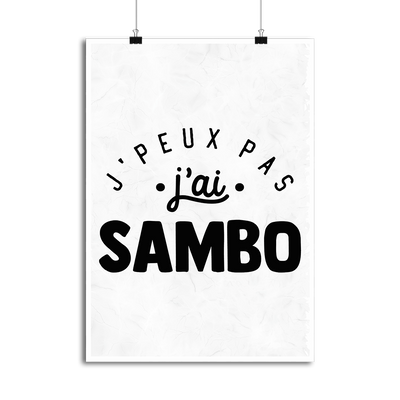 Affiche j'peux pas j'ai sambo 2