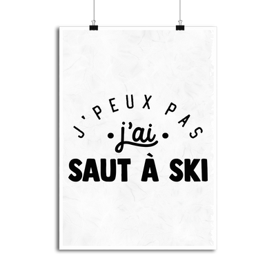 Affiche j'peux pas j'ai saut à ski 2