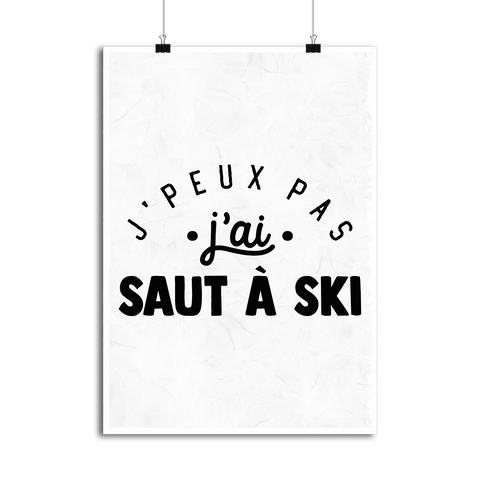 Affiche j'peux pas j'ai saut à ski 2