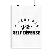 Affiche j'peux pas j'ai self défense 2