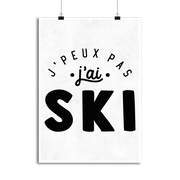 Affiche j'peux pas j'ai ski 2