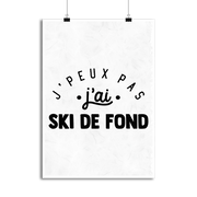 Affiche j'peux pas j'ai ski de fond 2