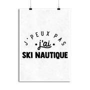 Affiche j'peux pas j'ai ski nautique 2